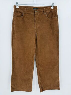 Toad&Co Karuna Cord Wide Leg Pant in Brown Size 12
